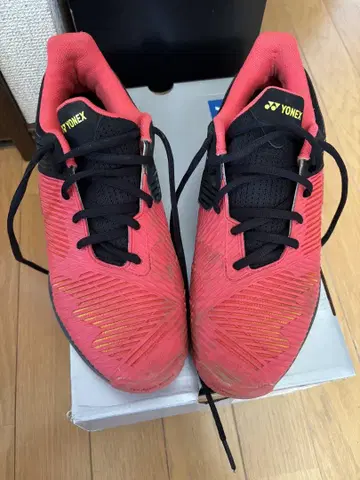 요넥스 테니스화 빨간색 26.5cm 남성용