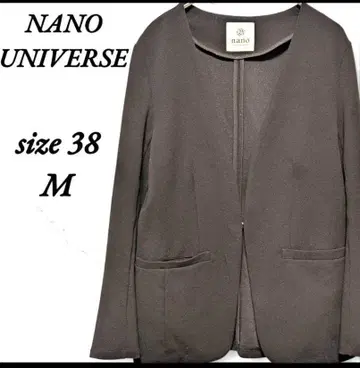 나노 유니버스 노카라 자켓 포멀 M 블랙 착용감 고급