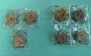 도쿄 디즈니랜드 슈팅 갤러리 보안관 배지 (클립) 7개