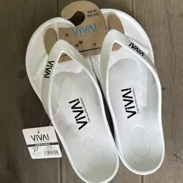 VIVA! 비바 아일랜드 화이트 비치 샌들 27cm