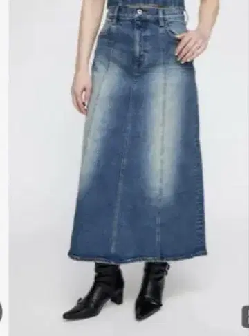 LAGUA GEM WASH VINTAGE 롱 스커트