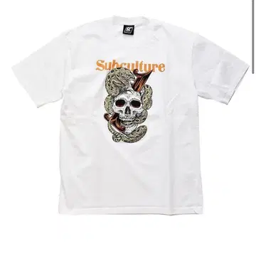 SKULLSNAKE TSHIRT TYPE-C 화이트 2 사이즈