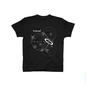 nouw. 티셔츠 "Space orbit" Black 2025 S/S