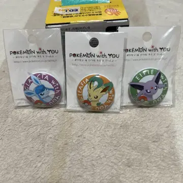 리피아 피아 그레이시아 에이피 Pokemon with YOU 캔뱃지