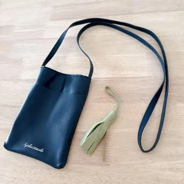 ayakawasaki VEGAN phone bag navy 네이비