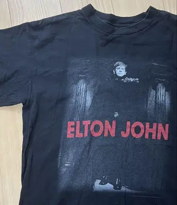 90년대 USA제 ELTON JOHN 빈티지 T-셔츠 싱글