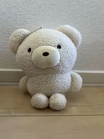 화이트 곰 봉제 인형 약 20cm