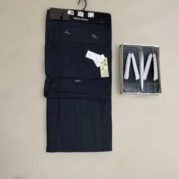남성용 LL 유카타와 일본 나막신 세트