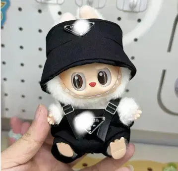 labubu 라부부 봉제 인형 옷 오버롤 2개 세트