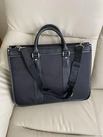 블랙 나일론 비즈니스 백 2way