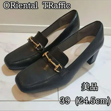 ORiental TRaffic 비트 힐 로퍼 블랙 39 스퀘어토