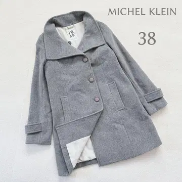 k405 미쉘클랑 [38] 롱 코트 아우터 예쁜 그레이