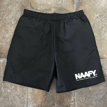 NAFFY 골프 숏 팬츠 하프 팬츠 블랙 사이즈 M