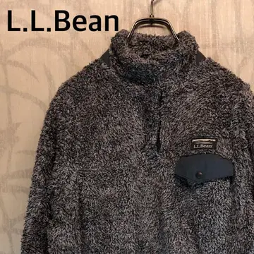 엘엘빈 L.L.Bean 플리스 자켓 그레이 가슴 로고 R