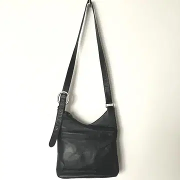 키타무라 kitamura 블랙 가죽 숄더백
