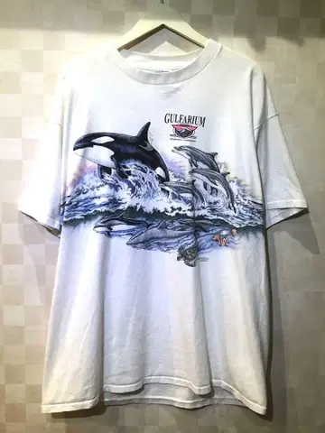 90s allsport USA제 싱글 스티치 애니멀 프린트 티셔츠