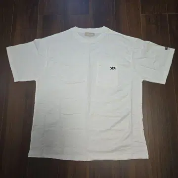 WIND AND SEA 2P 포켓 S/S TEE 화이트 티셔츠 L