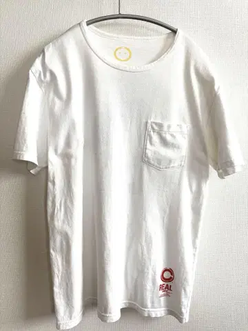 CLOVERU 포켓 티셔츠 화이트