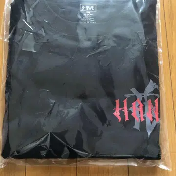 HANA 로고 티셔츠 M 블랙