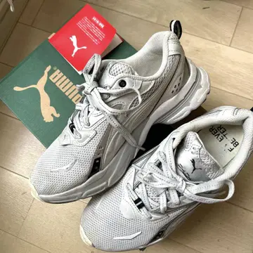 Puma 스니커즈 그레이 실버 여성용 스니커즈 신발