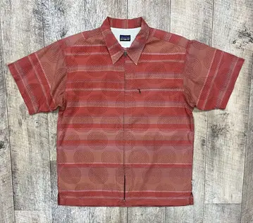 05S PATAGONIA "RHYTHM" 풀 집업 반팔 박스 셔츠