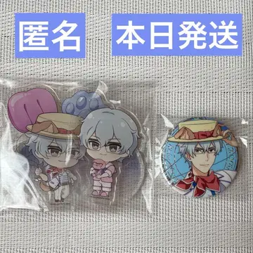 SideM 미치오 아크릴 스탠드, 캔뱃지 세트