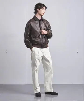 S 새상품 25ss UNITED ARROWS 드라이 와셔 2플리츠 와