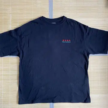 FREAK'S STORE&보라색 금 호텔 별주 자수 크루넥 티셔츠
