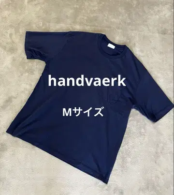 handvaerk 핸드바크 포켓 티셔츠 네이비 M bshop