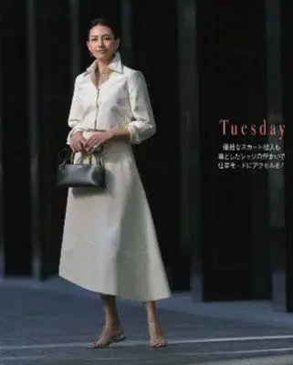 JIL SANDER 질 샌더 린넨 비대칭 스커트 사이즈 32