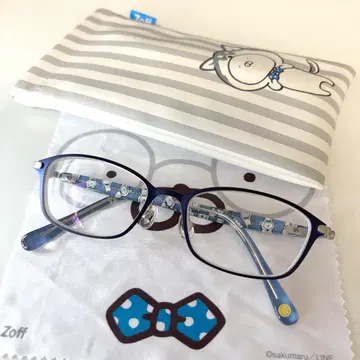Zoff 우사마루 USAMARU 콜라보 안경 블루