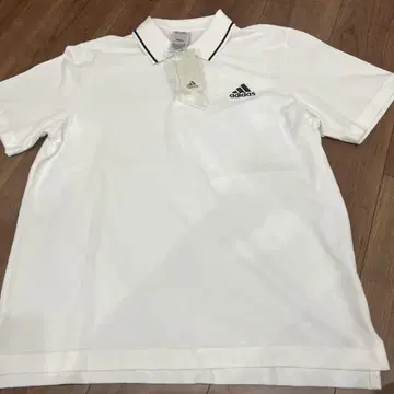 XL 아디다스 adidas 골프웨어 화이트 반팔 피케 셔츠 미사용 새상품
