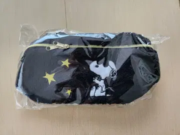 PEANUTS 스누피 파우치 블랙