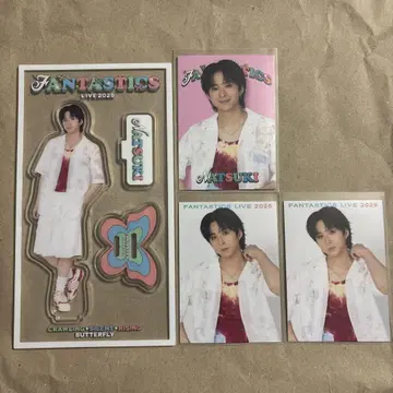 FANTASTICS 사와모토 나츠키 아크릴 스탠드 포토 카드 시쿠레 세트
