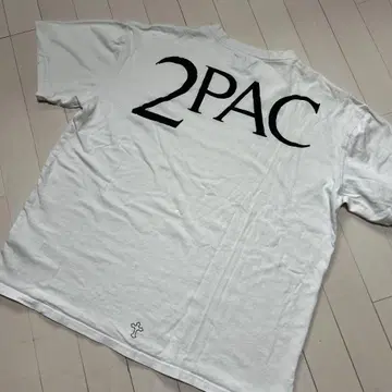 2PAC 프린트 티셔츠 화이트