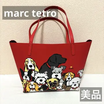 marc tetro/마크 테트로/ALL DOGS/토트백/빨간색/dog