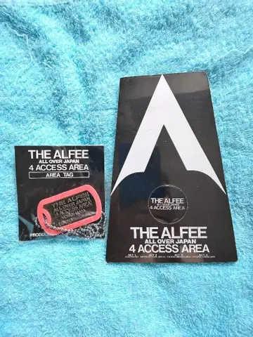 THE ALFEE 1988 여름 이벤트 액세스 지역 택 및 배지 세트