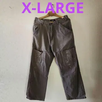 XLARGE 그레이 팬츠 34