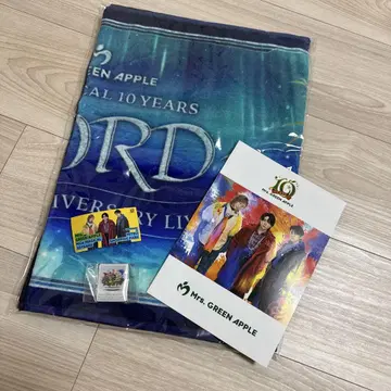 새상품 Mrs. GREEN APPLE 10주년 FJORD 타월