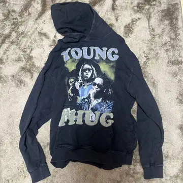 YOUNG THUG 그래픽 후드티 XL