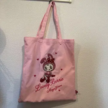 메조 피아노 베리에짱 토트백 핑크