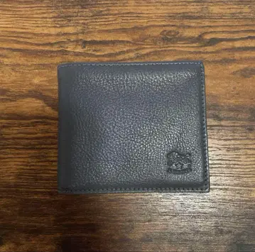 일비종떼 가죽 접이식 지갑 블랙