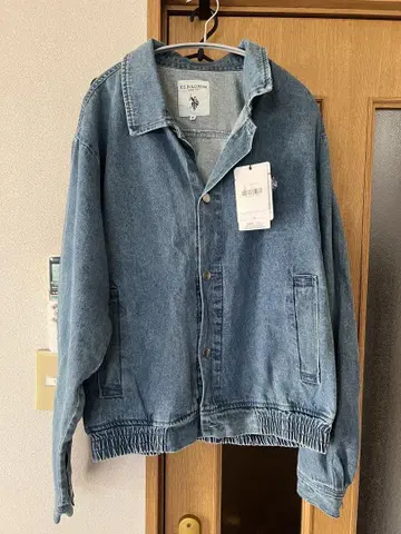 U.S. POLO ASSN. 별주 빅 실루엣 숏 블루종 데님