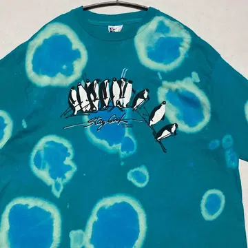 90s Hanes 헤인즈 Stay Cool 펭귄 프린트 티셔츠