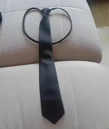 블랙 슬림 넥타이 새상품급