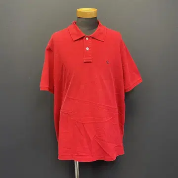 LAUREN RALPH LAUREN 레드 피케 셔츠 1X