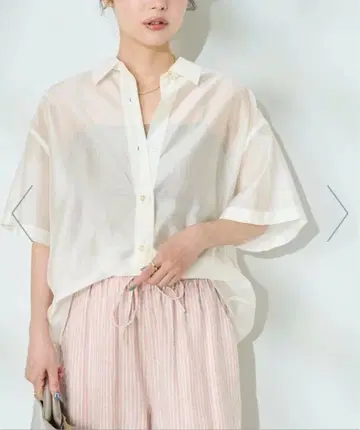 FREAK'S STORE 썸머 시어 숏 반팔 셔츠 25SS