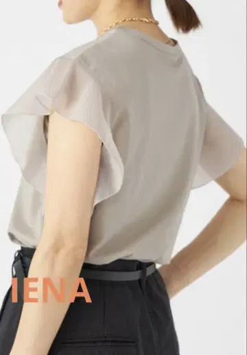 새상품 IENA 시어 슬리브 풀오버