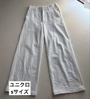 유니클로 화이트 데님