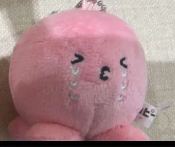 타코피의 원죄 마스코트 봉제 인형 마스코트 공 체인 양쪽 눈물